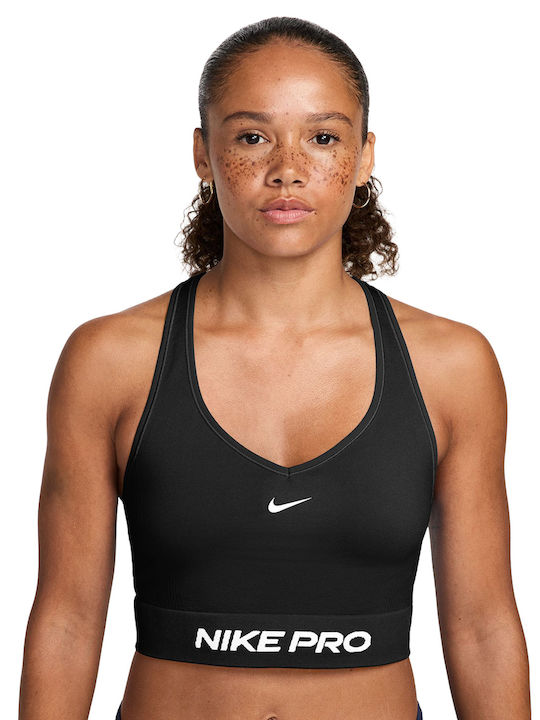 Dri-Fit Seamless Women's Athletic Sports Bra Black