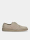 Suede Men's Casual Shoes Beige