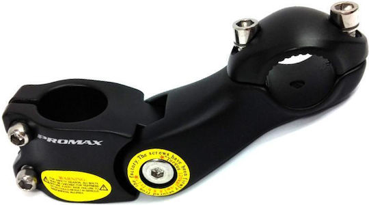Promax 28.6mm 108mm Black Handlebar Stem