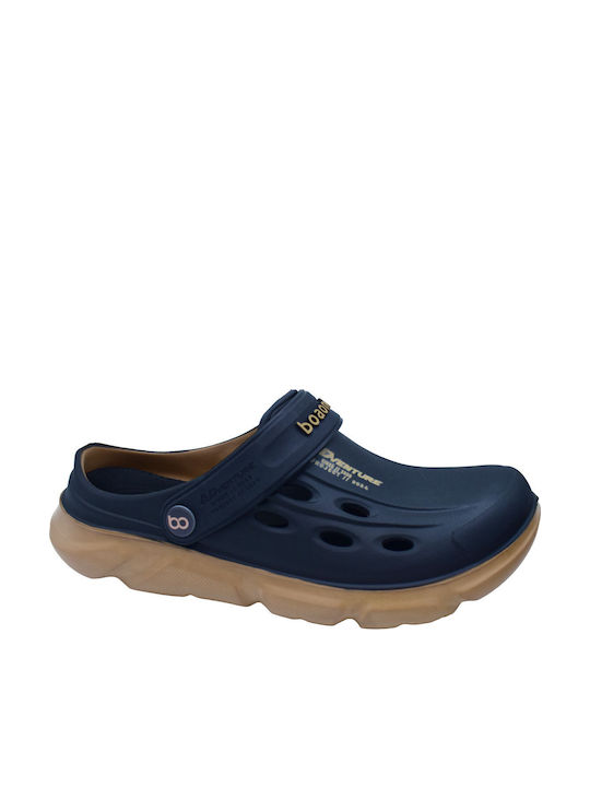 Boaonda Herren Anatomische Holzschuhe Schwarz