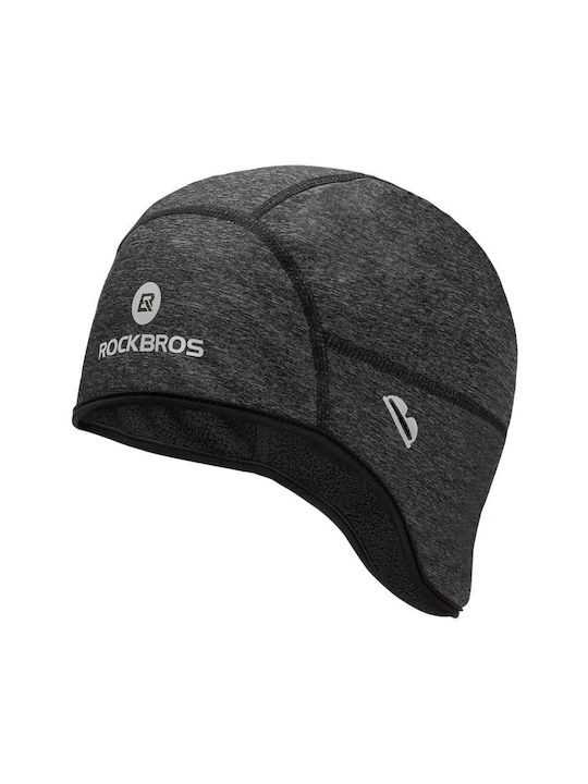 Rockbros Dala Winter Cycling Helmet Cap Glasses Holes Grey