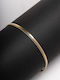 Late Again Women's Silver Gold Plated Chain Bracelet 18.5cm