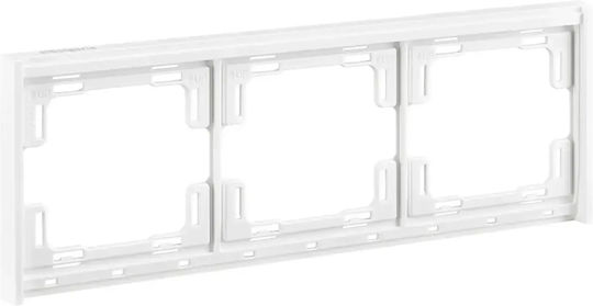 Triple Frame White Slim Line Elbulgaria 91030 Wh