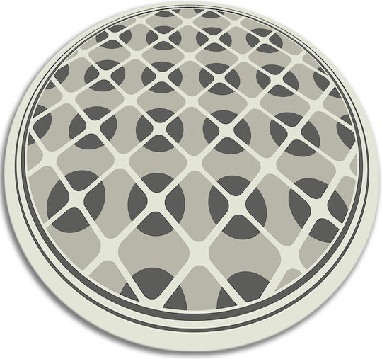 Tulup Round Kitchen Mat Green 70cm