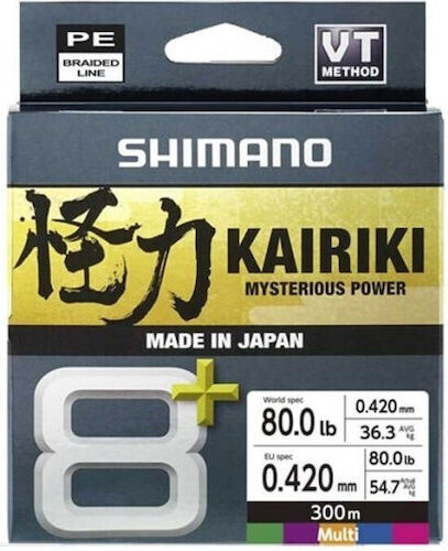 Νήμα Shimano Kairiki 8 150m Χρωμα Multi Μεγεθος 0.19