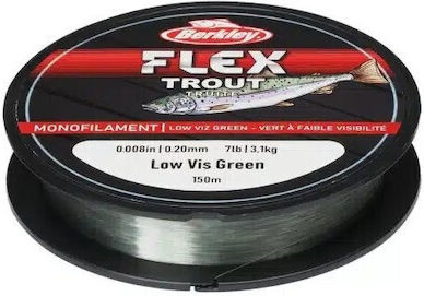 Berkley Flex Trout Fishing Line 150mm Transparent Colour Size 0.22