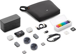 DJI Mic Mini 2 2 TX 1 RX Charging Case Set Wireless Lavalier Microphone DJI Mic Mini 2 2 TX 1 RX Charging Case Set Wireless Lavalier Microphone