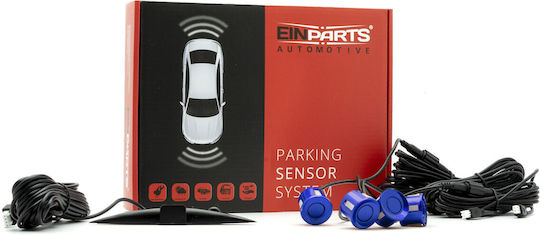 Einparts Parking Sensors 4 Universal Sensors Display Installation