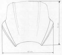 Universal Windshield Motorcycles Without Fairings Mra Sps-a Shape Tinted Universal Windshield Motorcycles Without Fairings Mra Sps-a Shape Tinted