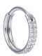 Silver And More Earring Hoop Steel 1.2mm