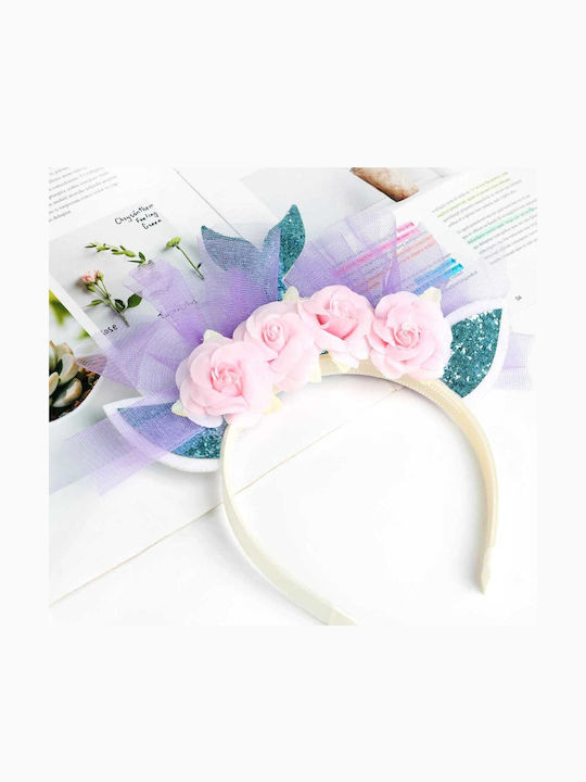 Kinder Stirnband Haarspange Meerjungfrau Rosa