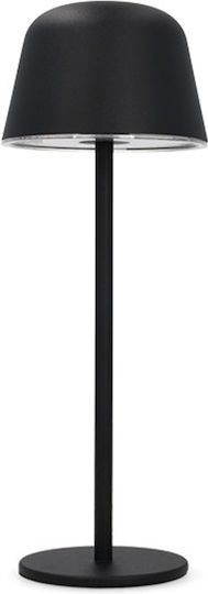 123led Lampă de Masă cu Abajur Negru și Bază