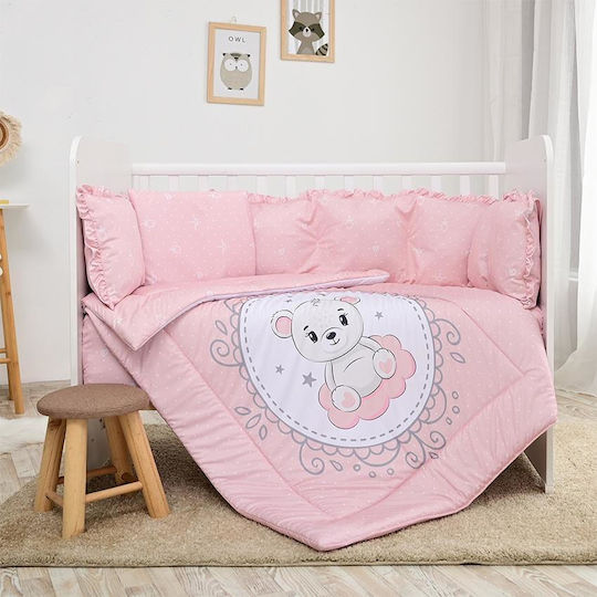 Lorelli Σετ Κούνιας Ranforce Pink 7τμχ