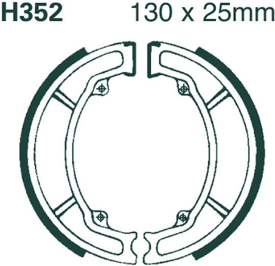 Σετ Σιαγώνες Φρένων Ebc Honda Sh 125/150
