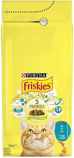 Purina One Dry Food for Adult Cats with Tuna / Vegetables / Meat / Fish 2kg