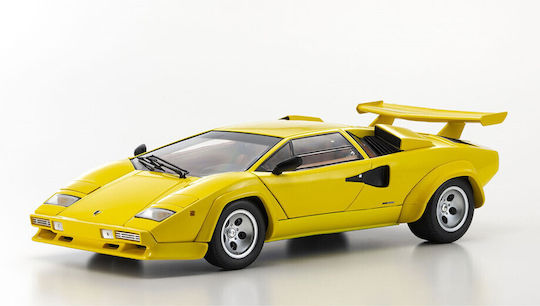 Kyosho Diecast Modell 1:18 Lamborghini Countach Lp5000 Quattrovalvole Gelb