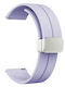 Wsshe Purple Rubber Strap 20mm