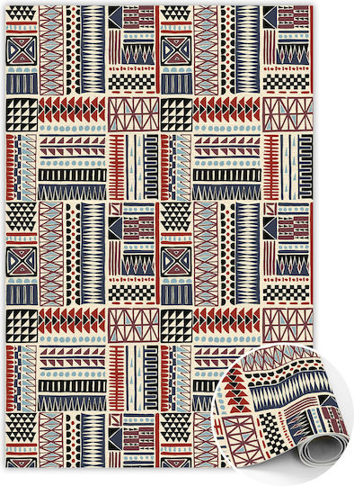 Tulup Rectangular Kitchen Mat Red 100x150cm