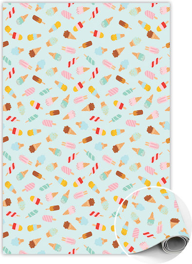 Tulup Küchenmatte Läufer Mehrfarbige Eiscreme 80x120cm