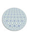 Tulup Round Kitchen Mat Waterproof Geometric Stars 150cm