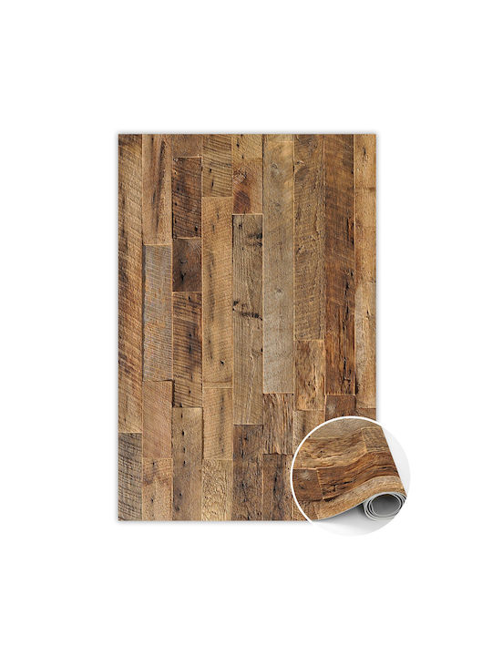Tulup Covor De Bucătărie Rectangular Impermeabil Maro 150x225cm