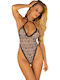 Xenita Sexy Bodysuit Schwarz