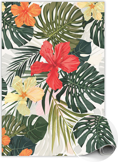 Tulup Covor de Bucătărie Rectangular Paradisuri Flori 140x210cm