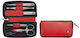 Zwilling Twinox Travel Set – Red Leather Case 5 Pieces – Red
