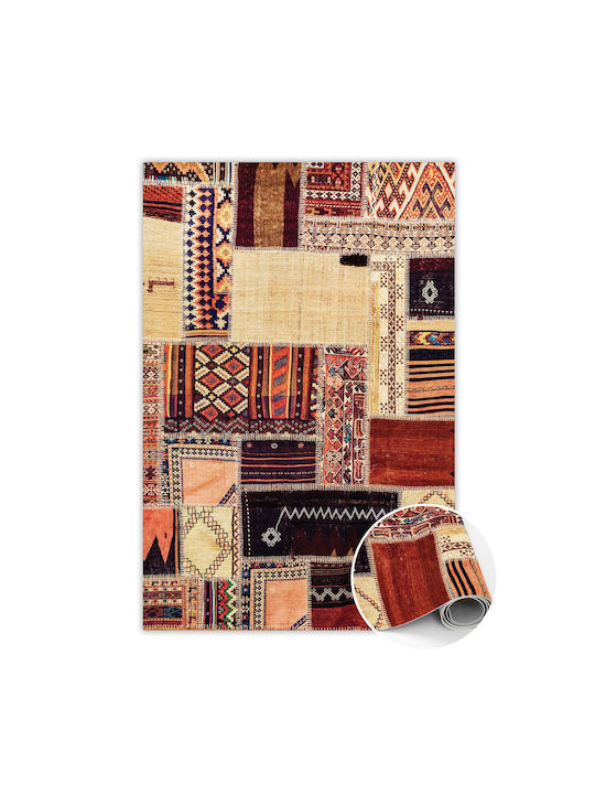 Tulup Kitchen Runner Mat Brown 80x120cm