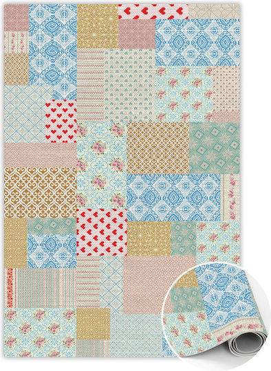 Tulup Rectangular Kitchen Mat Multicolour 100x150cm