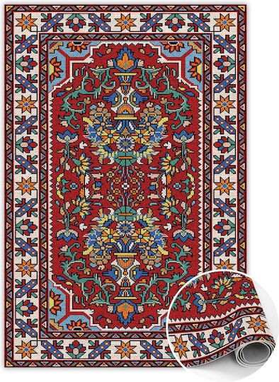 Tulup Rechteckige Küchenmatte Rot 140x210cm