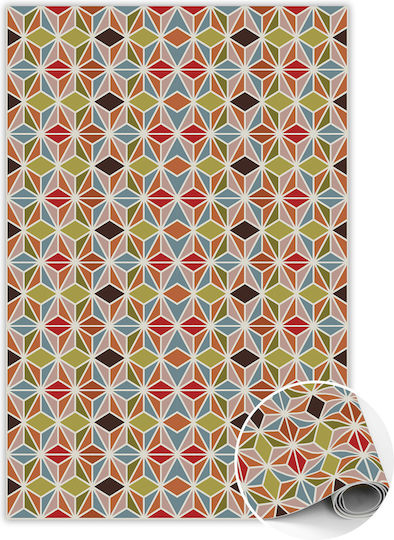 Tulup Rectangular Kitchen Mat Abstract Kaleidoscope 100x150cm