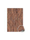 Tulup Covor de Bucătărie Rectangular Impermeabil Maro 150x225cm