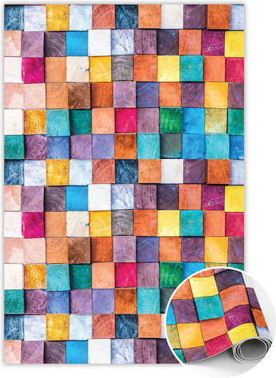 Tulup Rectangular Kitchen Mat Multicolour 150x225cm