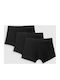 Мъжки Боксерки Черни Каре 3Pack