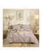 Cokitex Single Duvet Cover 165x245 Marta Pansy Mocha