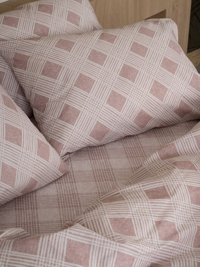 Sunshine Cotton Duvet Cover Double 230x250 Feelings 2072 Rose