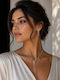 Set with Necklace & Earrings from Silver with Stones