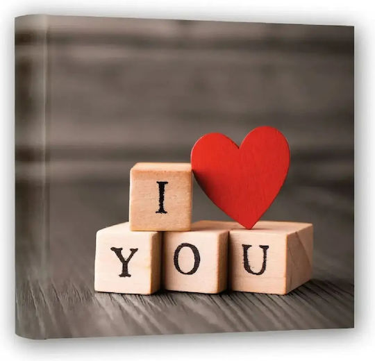 Άλμπουμ Φωτογραφιών I Love You Hearts Valentine B 24x24cm 60 Σελίδες Χαρτόνι & Ριζόχαρτο Αγίου Βαλεντίνου