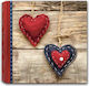 Photo Album Hearts Valentine C 24x24cm 60 Pages Cardboard & Rice Paper Saint Valentine