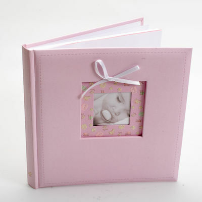Αλμπουμ Ροζ Ριζόχαρτο 24x24cm 40 Σελίδες Coccole