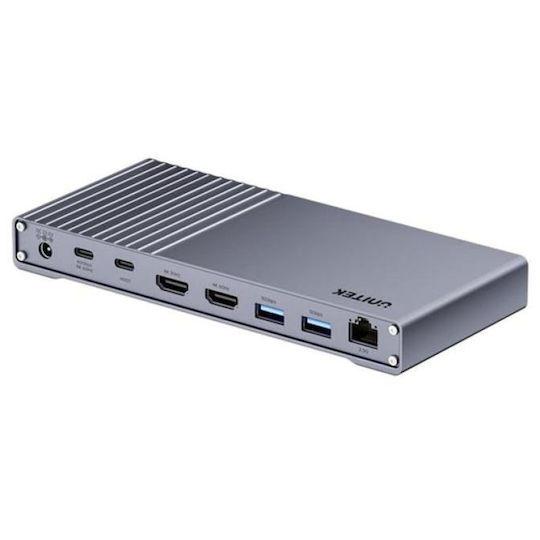 Unitek Dockingstation Laptop mit HDMI Graue (D1117AGY01-EU)