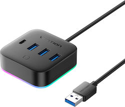 Vention USB Hub 4 Θυρών (USB-A) CHZBC Vention USB Hub 4 Θυρών (USB-A) CHZBC