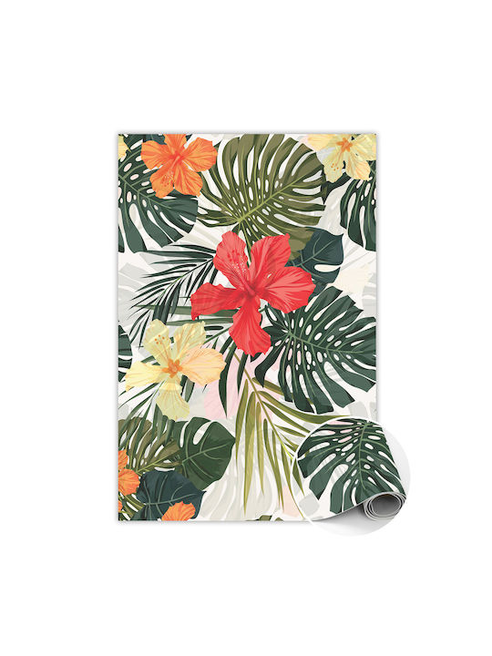 Tulup Badematte 010260360570000020473 Paradiese Blumen 60x90cm