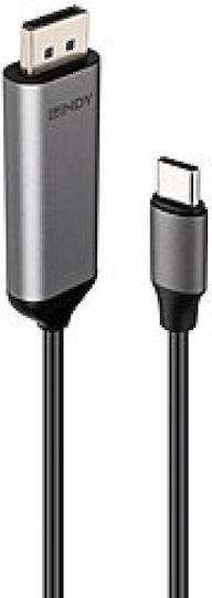 Cablu Lindy Dublă Direcție USB C-DP 1m