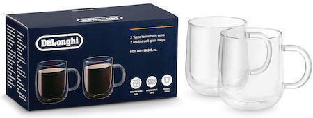De'Longhi Κούπα Κεραμική 500ml 2τμχ