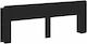 vidaXL Κεφαλάρι Κρεβατιού Ξύλινο Μαύρο 215x80cm