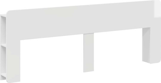 vidaXL Wooden Bed Headboard White 215x80cm