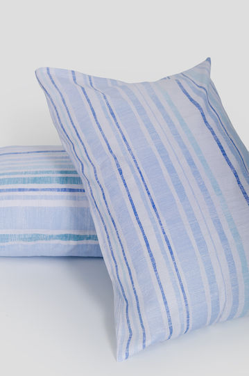 Biokarpet Μαξιλαροθήκη Naf Naf Summit 151 Vinson Blue-σετ Μαξιλαροθήκες