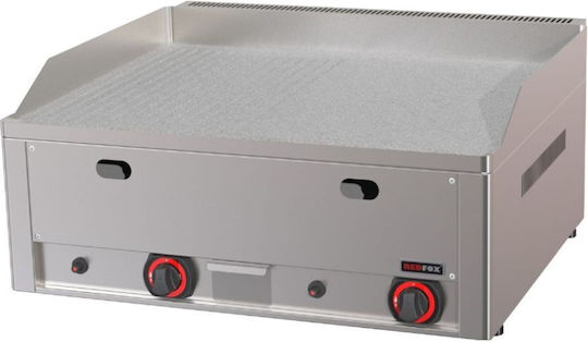 Alfa Frost Chromium Flat Top Griddle 8kW with Flat and Ribbed Grill Plates